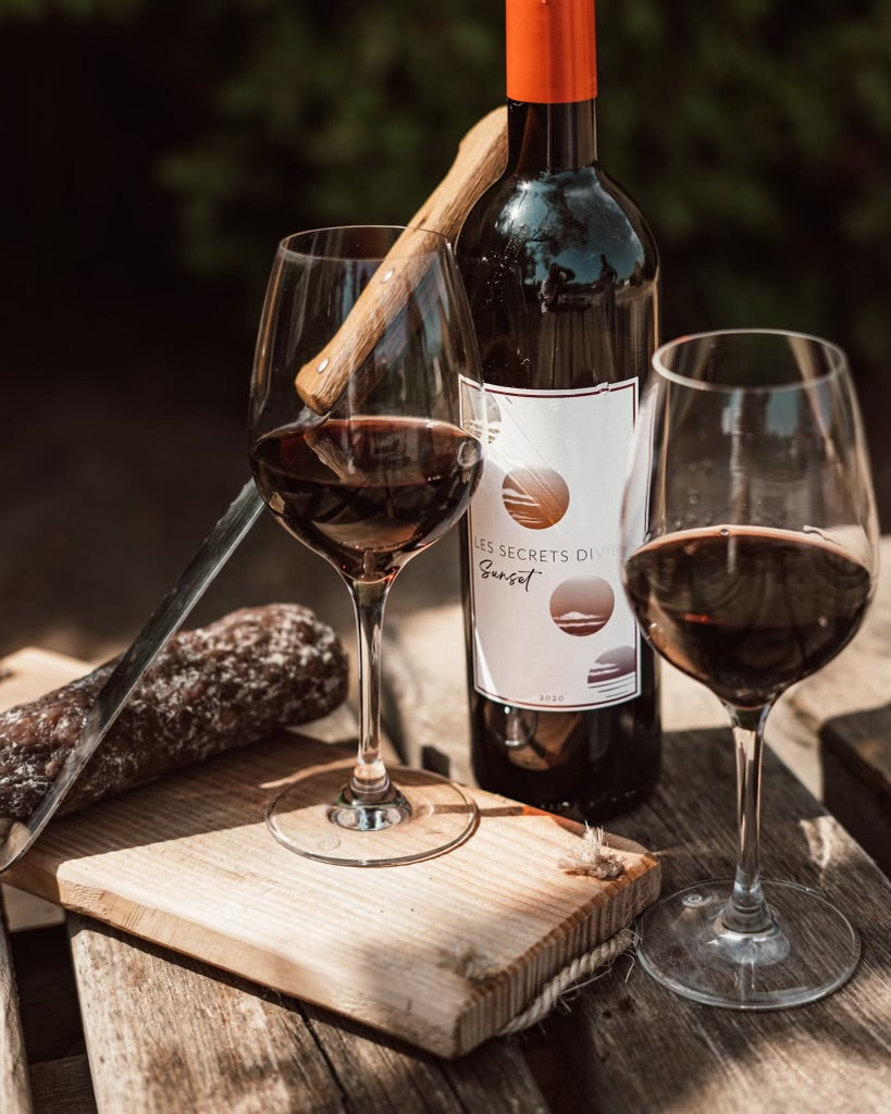 Vin rouge fruité Languedoc - Sunset 2020