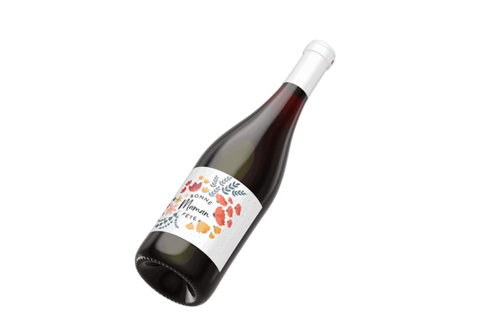 Bouteille de Vin Rouge Personnalise – Cadeau Unique pour Fete des Meres