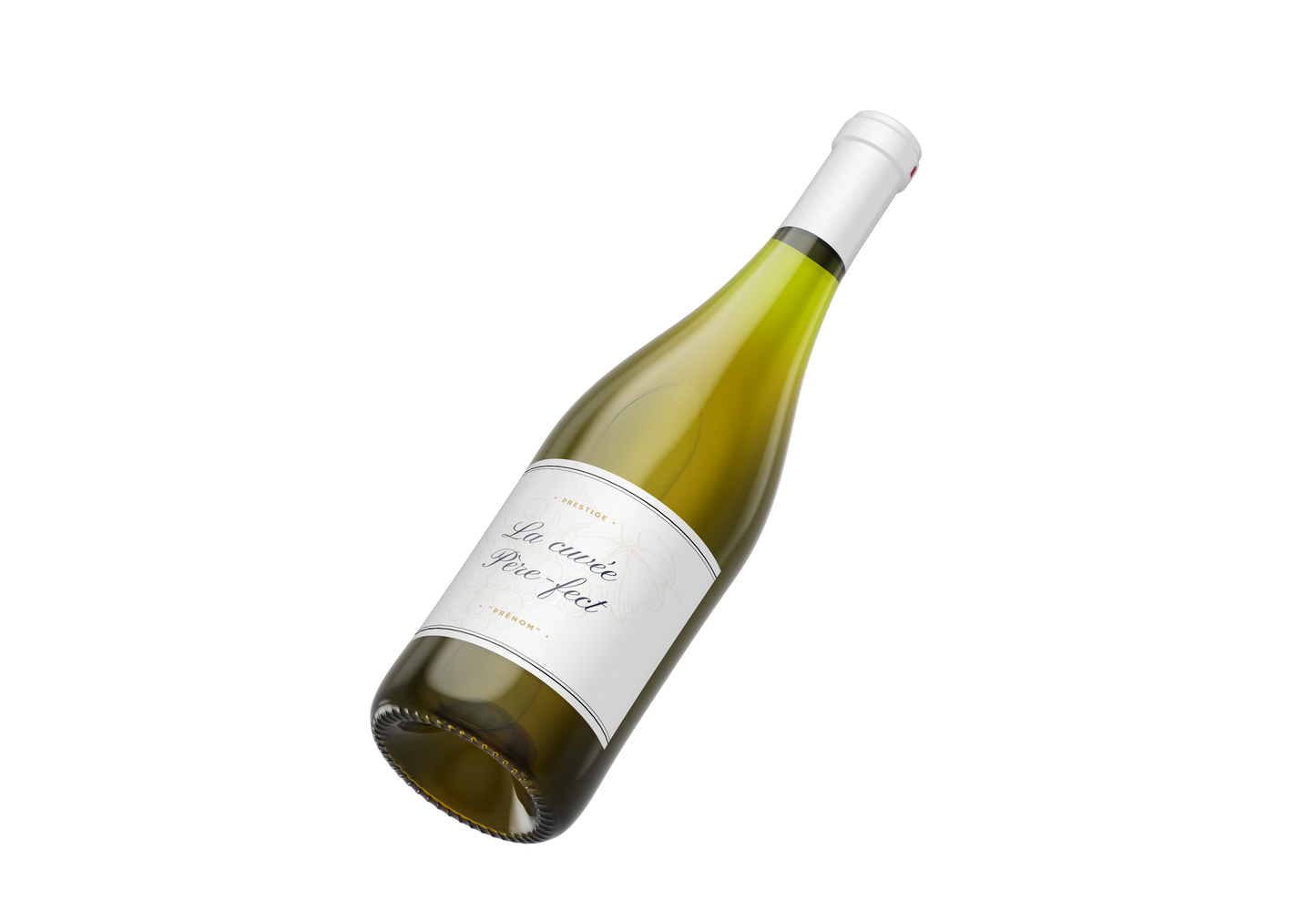 Notre vin blanc avec votre étiquette personnalisée