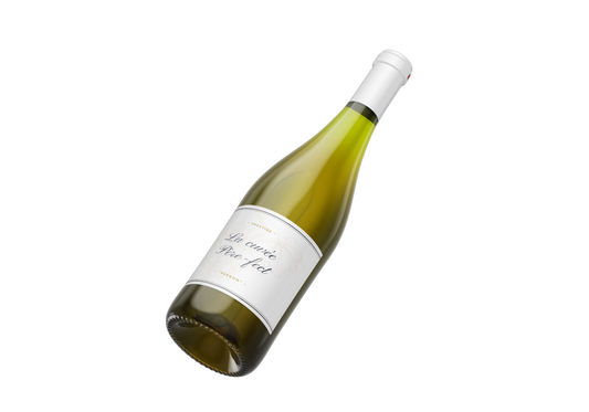 Notre vin blanc avec votre étiquette personnalisée