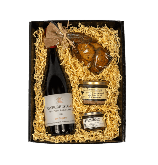 Coffret "tout pour l'apéro" | Panier garni vin