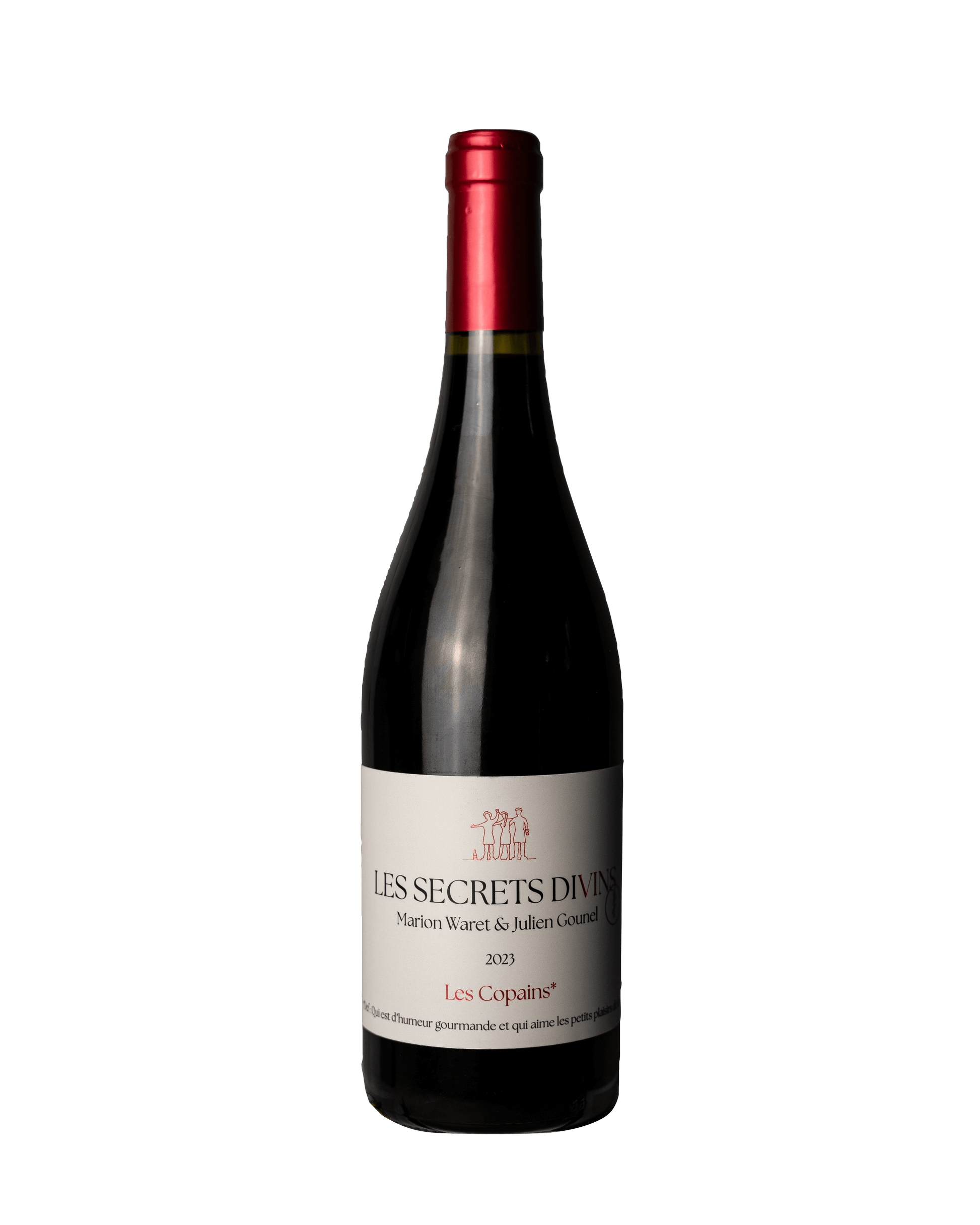 Vin rouge fruité Languedoc - Les Copains 2023 - Les Secrets Divins